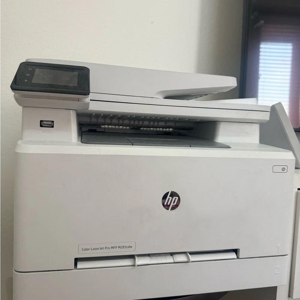 HP Color LaserJet Pro MFP M283fdw - Gray and White